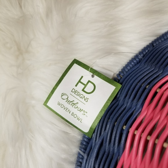 HD Designs Weave Bowl | Pink | Green | Blue - Picture 6 of 7